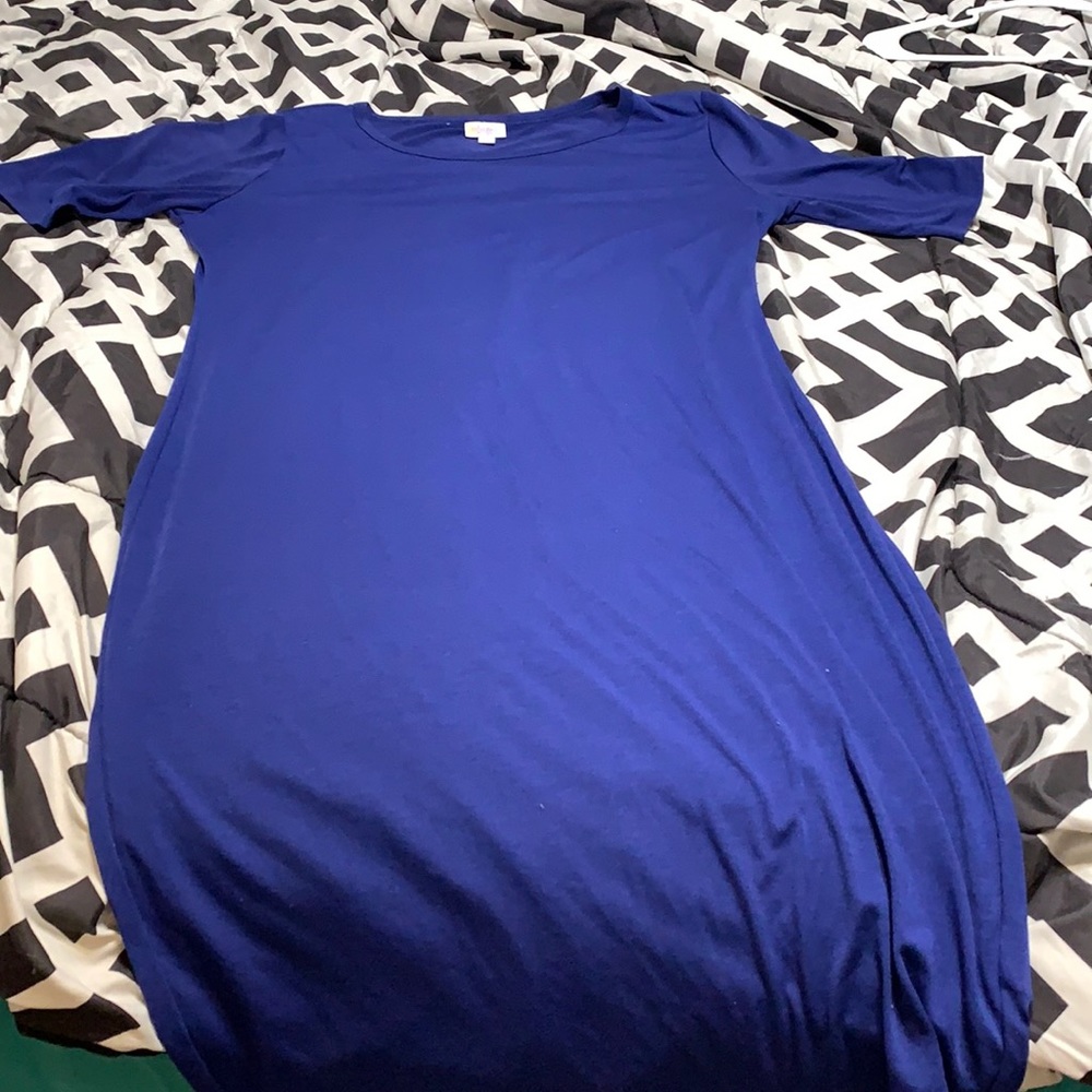 Blue Lularoe dress